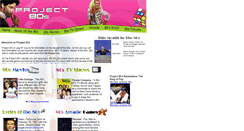 Desktop Screenshot of project80s.com