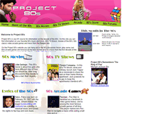 Tablet Screenshot of project80s.com